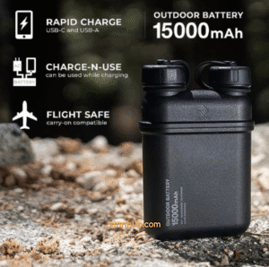 Nestout 15,000 Mah Outdoor Battery Recommended For Remote Work And Travellers.